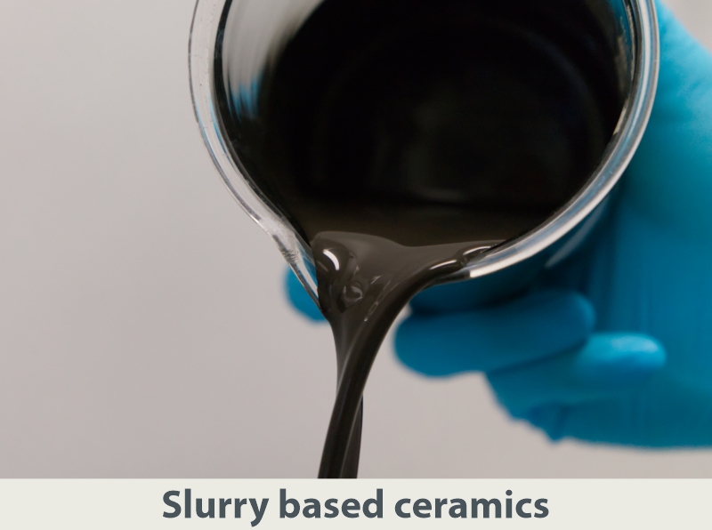 Slurry based ceramics